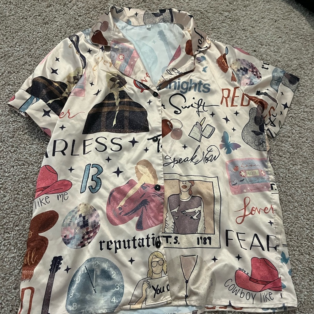 Taylor Swift Eras PJs Medium